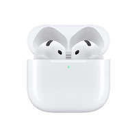 Apple 蘋果 AirPods 4 半入耳式真無(wú)線藍(lán)牙耳機(jī) 白色 有線充電