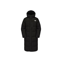 THE NORTH FACE 北面 2024冬款長款連帽鴨絨混合填充羽絨服 NC1DQ50J