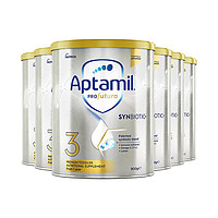 Aptamil 愛他美 升級版白金嬰幼兒奶粉3段1-3歲助力眼腦發(fā)育900g*6罐