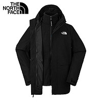 THE NORTH FACE 北面 沖鋒衣男戶外保暖抓絨內膽三合一沖鋒外套89YX