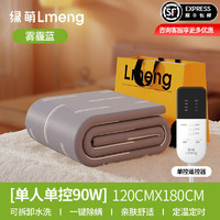 LMENG 綠萌電熱毯雙人1.8x2米2024新款雙溫雙控電褥子地暖墊單人加熱 180*120cm