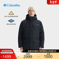 哥倫比亞 戶外24秋冬男金點防水沖鋒衣鴨絨650蓬羽絨服WE9667 010 XL(185/104A)