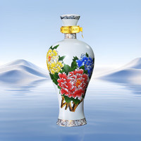 西鳳酒 國花瓷10年 45度 248ml 單瓶裝  鳳香型白酒 2015年老酒