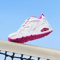 SKECHERS 斯凱奇 女童休閑鞋  白色/粉色