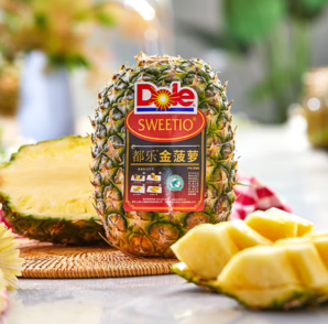 Dole 都樂 菲律賓無冠鳳梨  2只裝 單果900g起