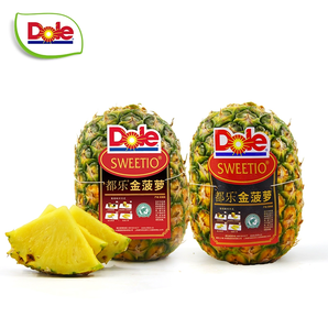 菲律賓進(jìn)口，Dole 都樂 金菠蘿 900g*2只