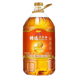 金龍魚濃香花生油食用油5L/瓶一級壓榨