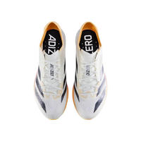 adidas 阿迪達斯 Adizero Takumi Sen 10 馬拉松跑鞋男 IG8202 象牙白/黑色/漢玉白 40.5