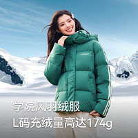 Semir 森馬 女士撞色羽絨服外套