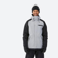 DECATHLON 迪卡儂 滑雪滑雪服單板男防水防風(fēng)保暖裝備SNB100 鋼灰色M. 4964315