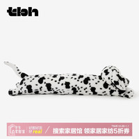 tbh 野獸派家居 斑點(diǎn)狗條形抱枕 25*110cm 客廳沙發(fā)靠枕 毛絨玩偶公仔