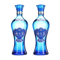 YANGHE 洋河 海之藍(lán) 52%vol 濃香型白酒 480ml*2瓶