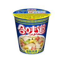 CUP NOODLES 合味道 日清食品合味道 標(biāo)準(zhǔn)杯 海鮮風(fēng)味方便面 76g（任選12件）