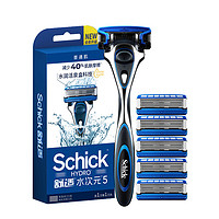 Schick 舒適 水次元5剃須刀 保濕型男士剃須刮胡刀 可免須泡