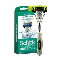 Schick 舒適 水次元5剃須刀  1刀架1刀頭