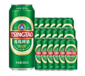 TSINGTAO 青島啤酒 經(jīng)典 500ml*18聽(tīng)