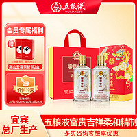 WULIANGYE 五糧液 富貴吉祥 52度 柔和精制白酒 500ml*2瓶