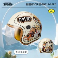 DAVID 大衛(wèi) 新國標(biāo) 3C認(rèn)證 秋冬季保暖騎行安全帽 D25