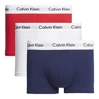 卡爾文·克萊恩 Calvin Klein CK內褲 男士平角三條裝 舒適棉短褲男 送男友禮物