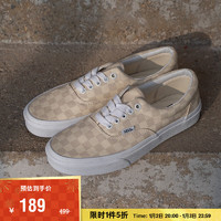 VANS 范斯 20點(diǎn)開始：VANS 范斯 Era米白棋盤格男女帆布鞋 VN0A5JMLDR9