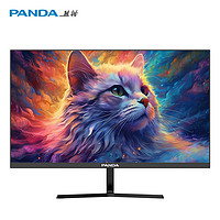 PANDA 熊貓 23.8英寸 FHD 原生100Hz IPS高清面板 濾藍(lán)光不閃屏 家用辦公輕電競(jìng)顯示器 可壁掛Q24F4