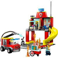 LEGO 樂高 City城市系列 60375 消防局和消防車