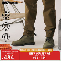 Timberland 官方男鞋新款高幫靴戶外舒適輕盈|A5Y19 A5Y19W/軍綠色