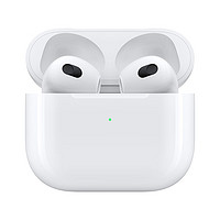 Apple 蘋果 AirPods 3 閃電充電盒版 半入耳式真無線藍(lán)牙耳機 白色