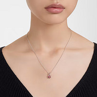 施華洛世奇 Birthstone 項鏈生辰石 一月 紅色 5651709