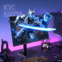 KTC U27T6 27英寸 IPS G-sync FreeSync 顯示器（3840×2160、160Hz、140%sRGB、HDR400）