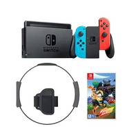 Nintendo 任天堂 Switch NS 掌上游戲機(jī) 紅藍(lán)色 健身環(huán)套裝 國行