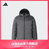 adidas 阿迪達(dá)斯 輕運(yùn)動(dòng)男女冬季550蓬休閑保暖連帽鴨絨羽絨服