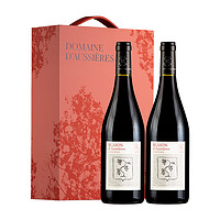 CHATEAU LAFITE ROTHSCHILD 拉菲古堡 法國原瓶進口 奧希耶 徽紋 干紅葡萄酒 750ml*2/禮盒