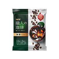 UCC 悠詩(shī)詩(shī) 職人無糖咖啡濃縮液112g(14gX8個(gè))