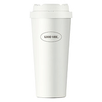 LOCK&LOCK 304不銹鋼保溫保冷咖啡杯550ml  LHC3300WHT