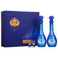 YANGHE 洋河 夢之藍(lán)M6 52%vol 濃香型白酒 500ml*2禮盒裝