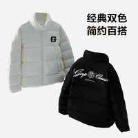 Gap 蓋璞 男士防風(fēng)防潑水刺繡logo立領(lǐng)羽絨服 677674