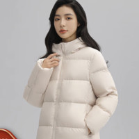 YAYA 鴨鴨羽絨服 新國標(biāo)短款羽絨服連體帽  90絨