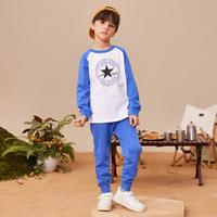 CONVERSE 匡威 小童運(yùn)動(dòng)休閑套裝 長(zhǎng)T恤+褲子
