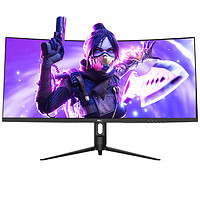HKC 惠科 CG345UK 34英寸VA曲面顯示器（3440*1440、240Hz、95%DCI-P3、HDR400）