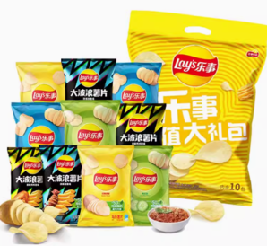 88VIP！Lay's 樂事 Lay\'s 樂事 薯片超值大禮包 400g
