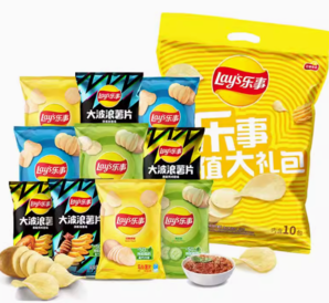 88VIP！Lay's 樂事 Lay\'s 樂事 薯片超值大禮包 400g