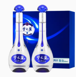 YANGHE 洋河 夢(mèng)之藍(lán)M3 52%Vol 濃香型白酒 500ml*2瓶