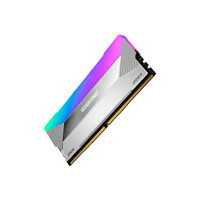 BIWIN 佰維 DX100 DDR5 6000MHz RGB 臺式機內(nèi)存 燈條 星光銀 32GB（16GBx2） C30