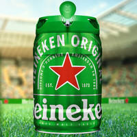 Heineken 喜力 經(jīng)典啤酒 5L贈(zèng)一個(gè)玻璃杯星銀啤酒500ml*3