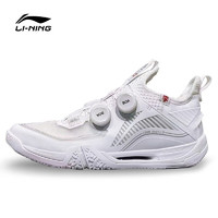 LI-NING 李寧 貼地飛行ⅡMAX旋鈕系統(tǒng)羽毛球?qū)I(yè)比賽鞋AYAT001 標(biāo)準(zhǔn)白-1 42