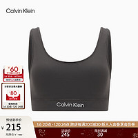 卡爾文·克萊恩 Calvin Klein 女士輕運動U型背心式文胸 QP3205O 5DG-碳灰色 M