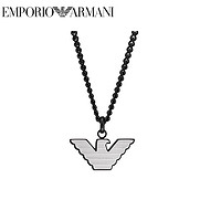 EMPORIO ARMANI 男士項(xiàng)鏈 經(jīng)典三角形造型項(xiàng)鏈   銀色 EGS2994040