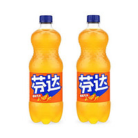 Coca-Cola 可口可樂 芬達(dá)橙味汽水1L*2瓶