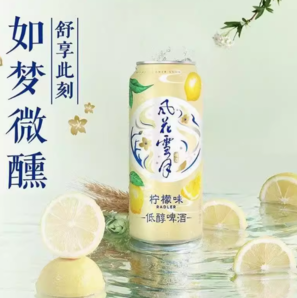 Carlsberg 嘉士伯 風(fēng)花雪月 檸檬味啤酒 500ml*5